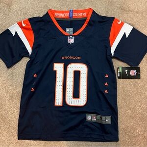 Bo Nix Navy F.U.S.E. Vapor Limited Stitched Jersey. Youth small  Nike brand